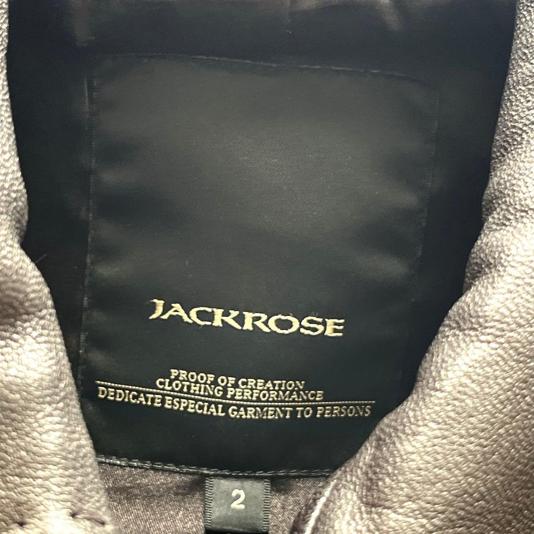 希少襟広　ジャックローズ　山羊革　レザー　ライダースジャケット　本革　2サイズ