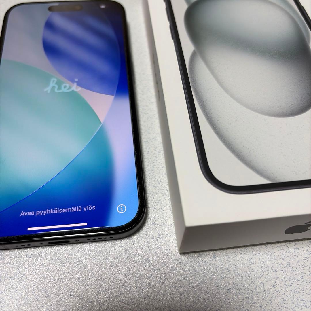 iPhone 15 128GB simフリー　ブラック