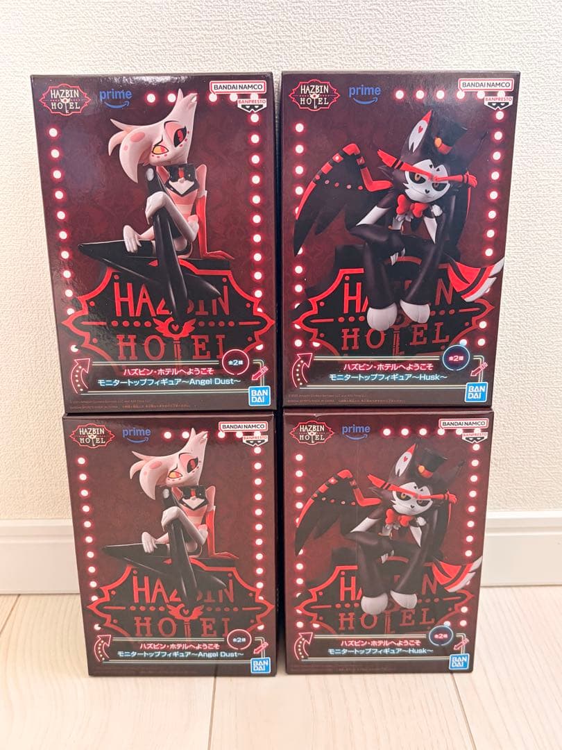 ハズビンホテル　モニタートップフィギュア 4個セット