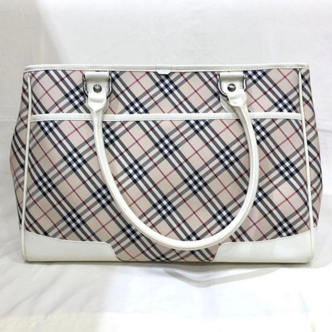 バーバリー　チェック柄　ハンドバッグ