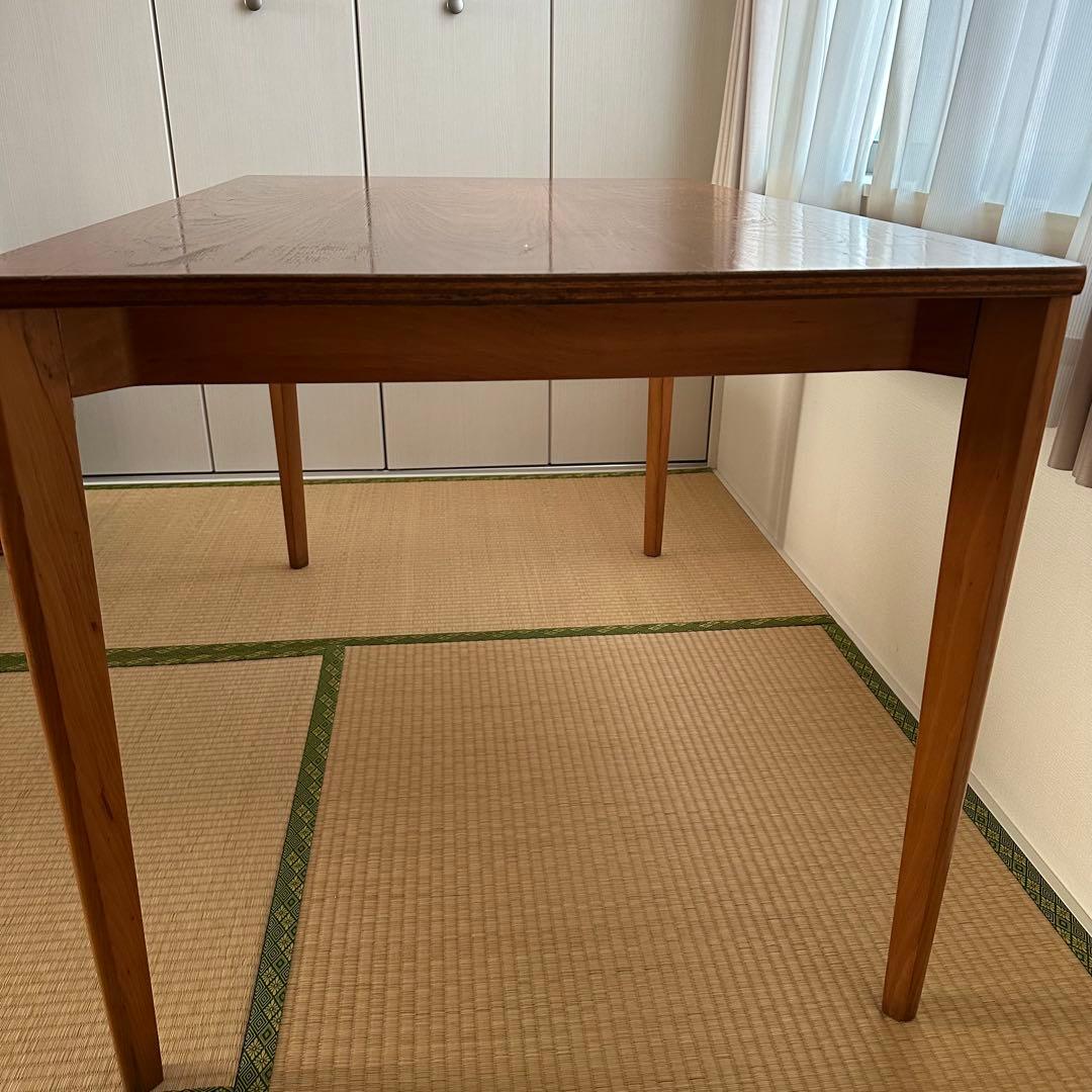 天童木工　水之江忠臣　チーク材　ダイニングテーブル