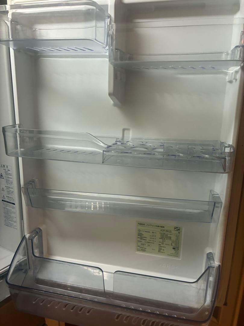 最高市場⭐︎AQUA AQR-36K(S) 冷蔵庫 2021年製