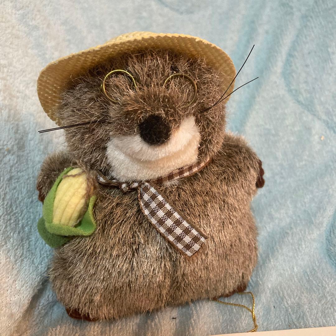 昭和レトロ ナカジマ Heart＆Heart アンクル・モグ　ぬいぐるみ