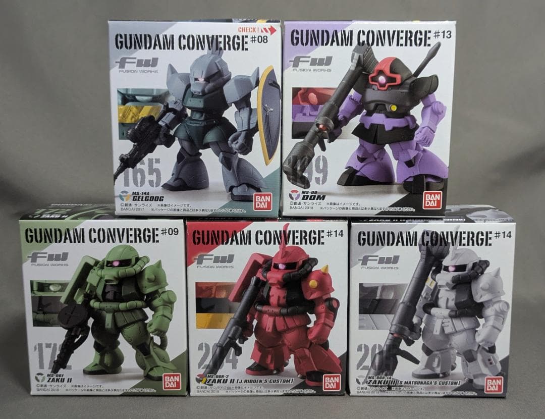 機動戦士ガンダム 1st系 5種セット ガンダム コンバージ [匿名発送]
