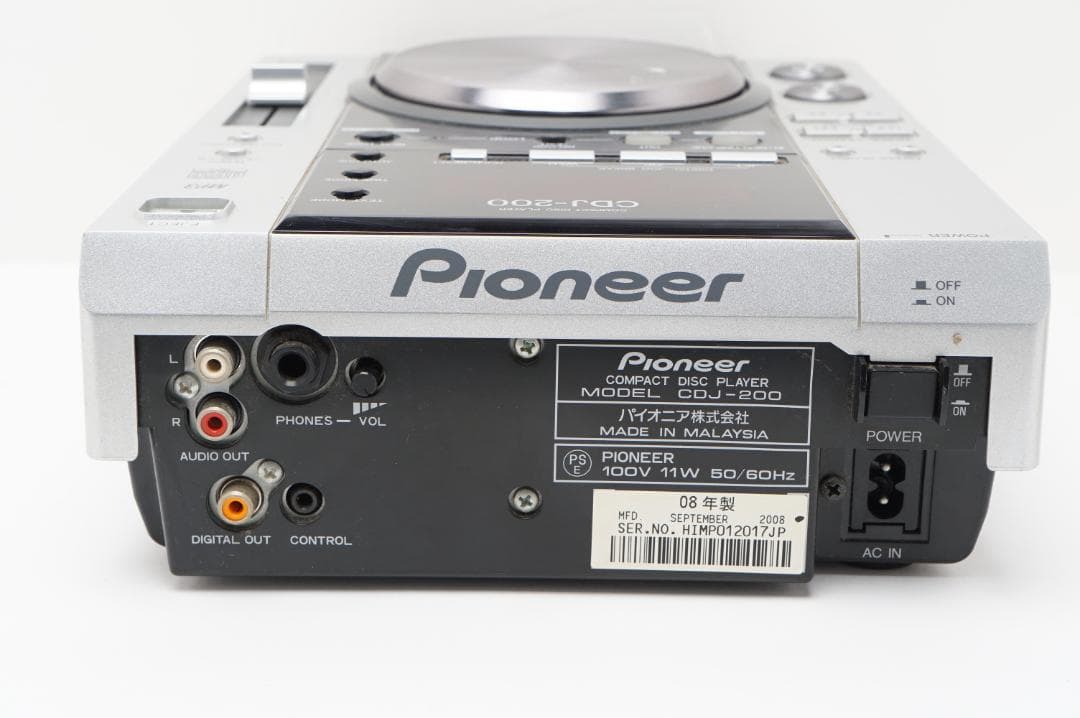 ＜動作＞pioneer CDJ-200 DJ パイオニア