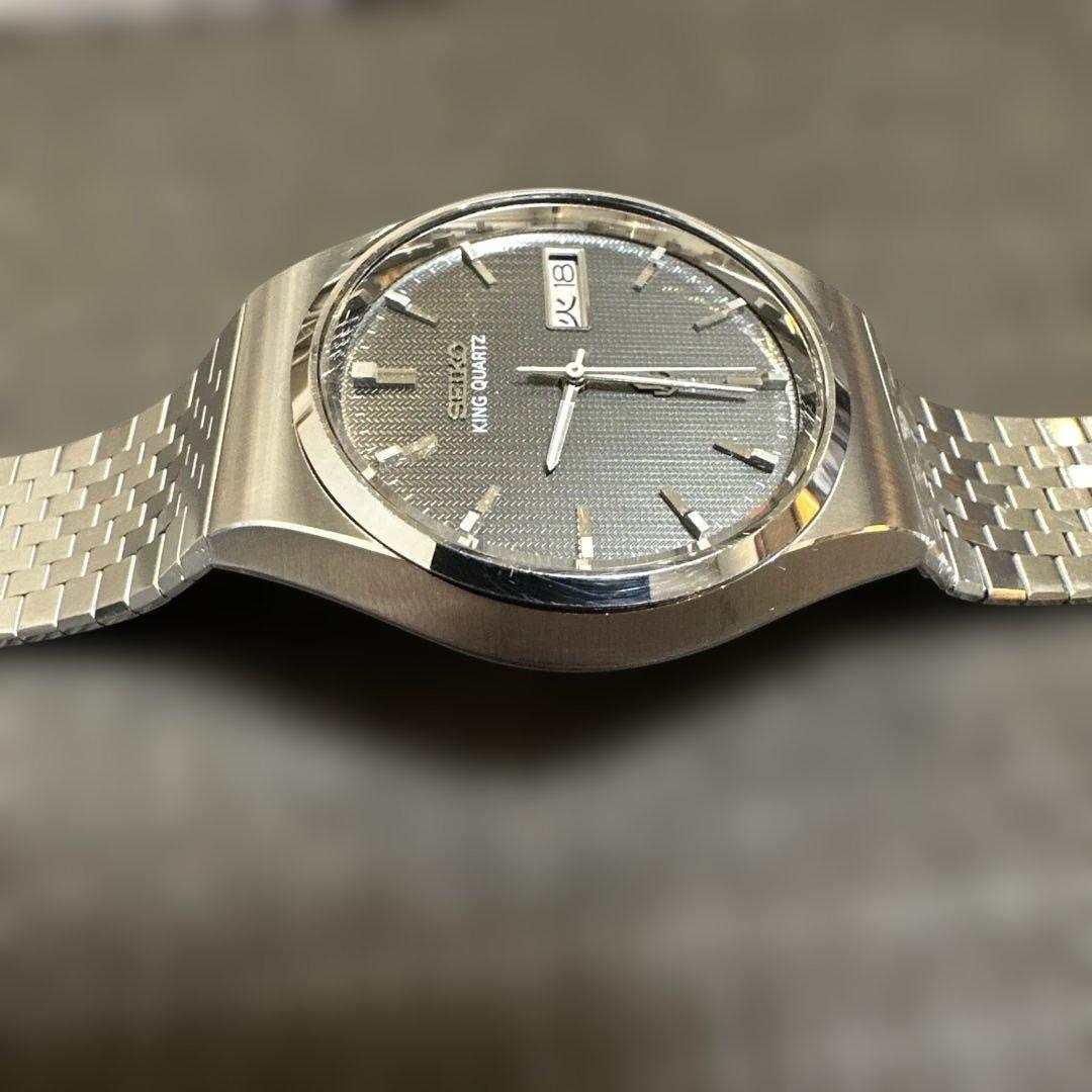 ア*イ様 SEIKO キングクォーツ 腕時計 5856 5855-8000極美品