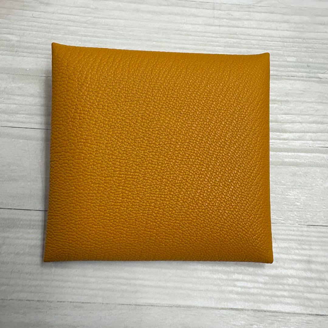 【新品】HERMES ケース　バスティア　オレンジ　エルメス
