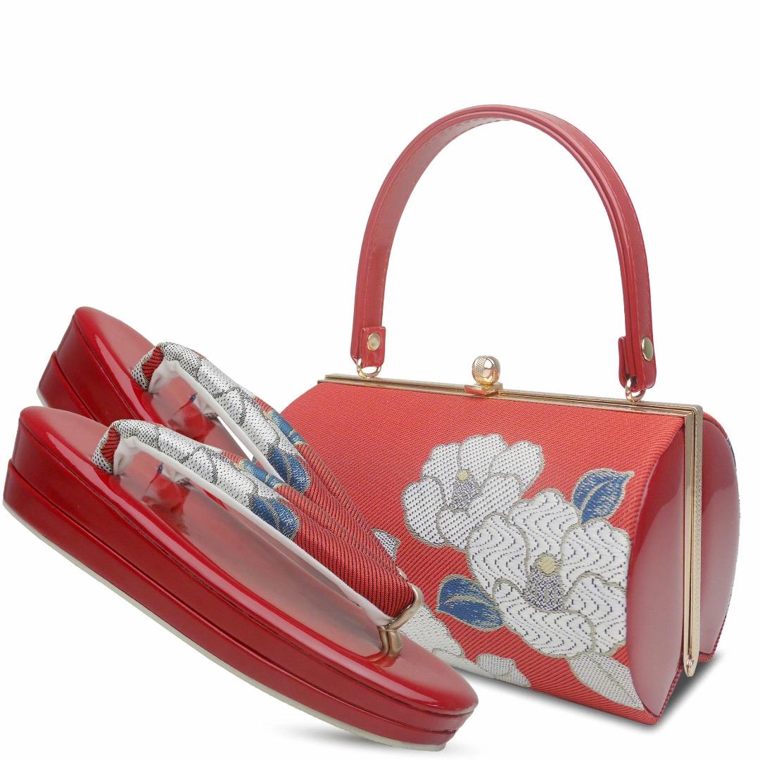和装 草履 バッグ セット モノトーン 3枚芯 kzouribag14-4