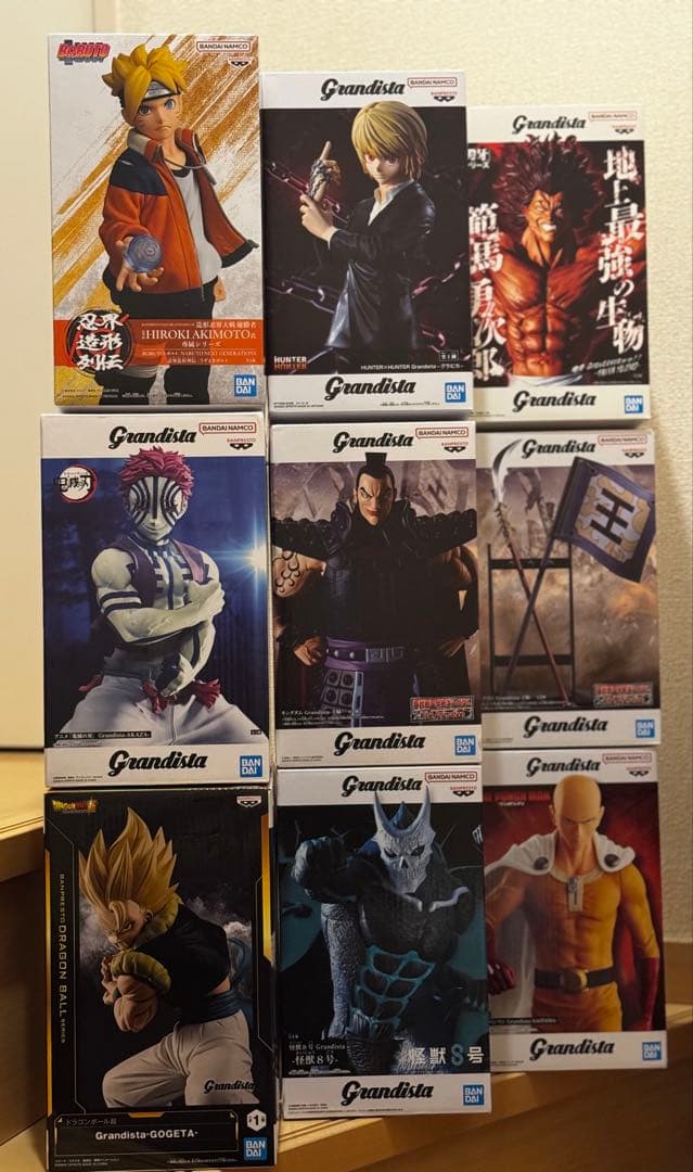 【フィギュアまとめ売り】 範馬勇次郎/クラピカ/猗窩座/王騎/ボルト/ゴジータ