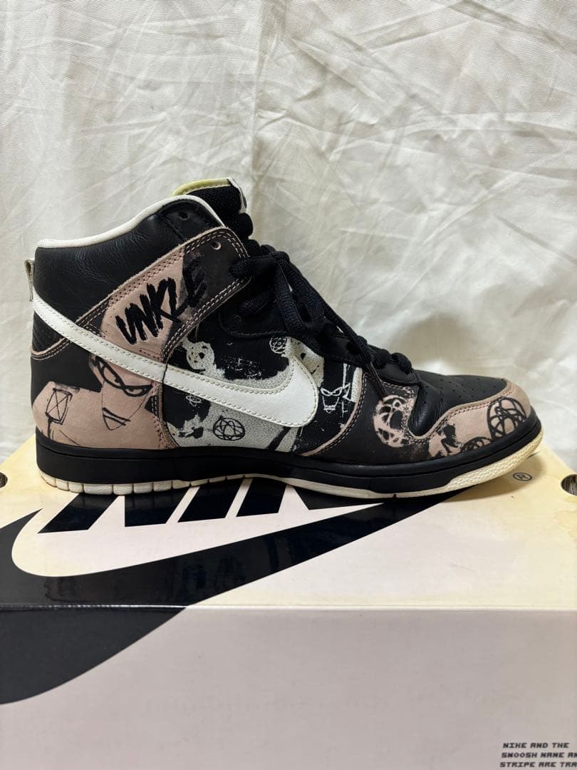 スケートボード NIKE DUNK SB HIGH PRO \"UNKLE\" Futura
