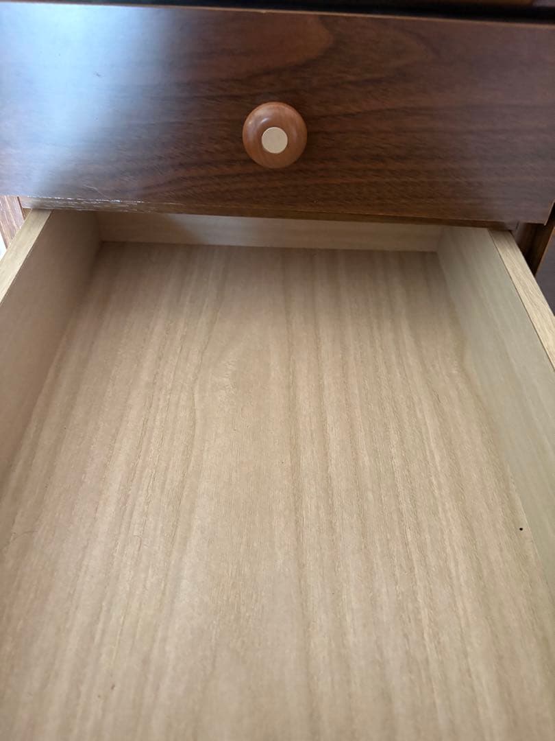 ブラウン木製タンス woody life GOOD DESIGN