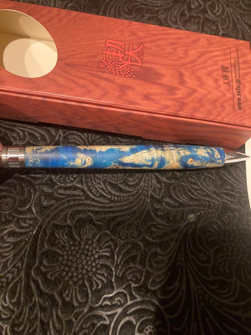 工房楔 楓こぶ杢 スタビライズドウッド シャープペンシル本体 0.5mm