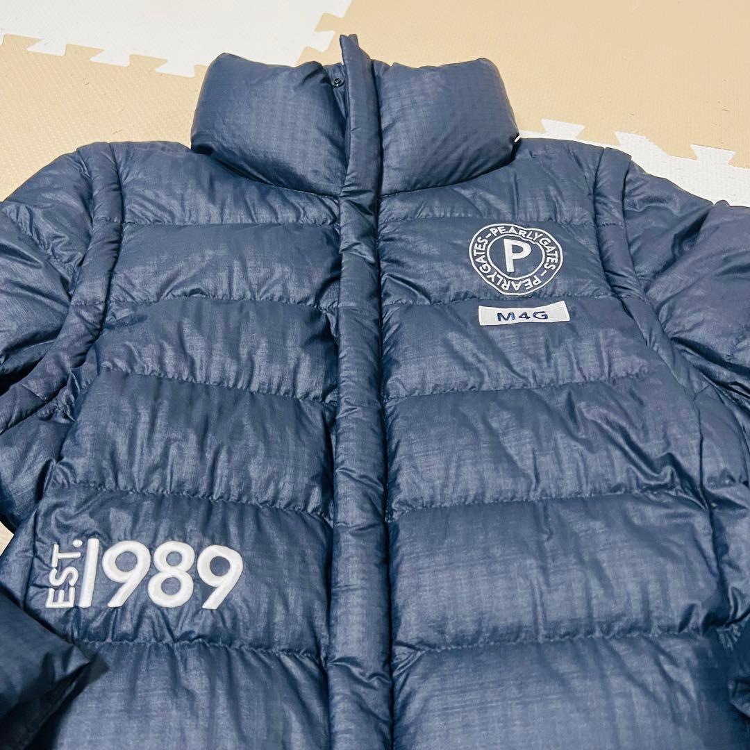 PG パーリーゲイツ ネイビーダウンジャケット レディース
