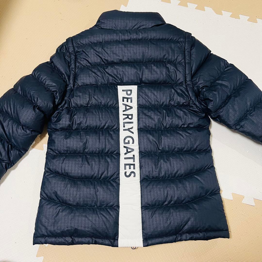 PG パーリーゲイツ ネイビーダウンジャケット レディース