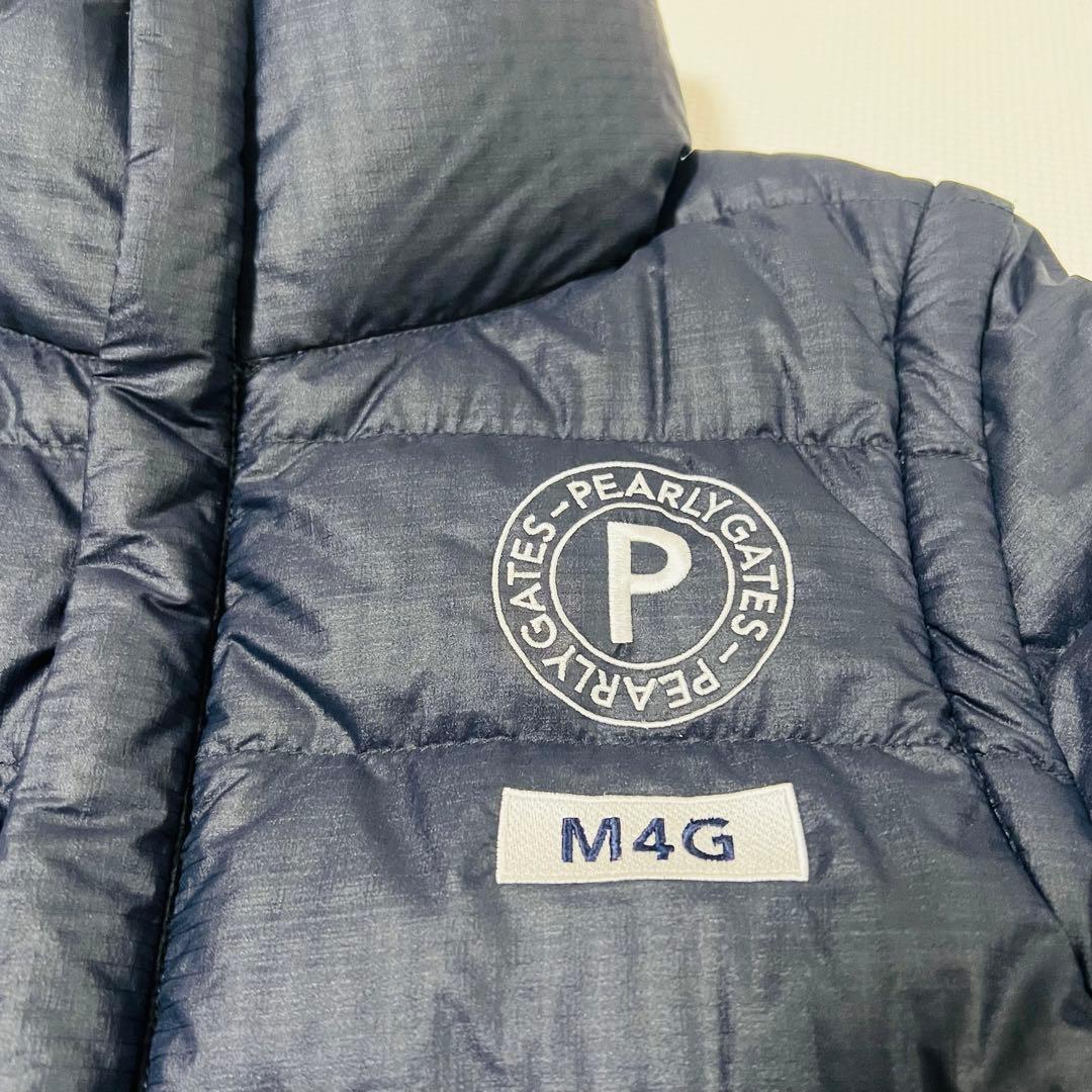 PG パーリーゲイツ ネイビーダウンジャケット レディース