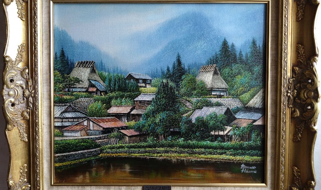 人見友紀　伝説の逃亡画家　油彩画　油絵　10号　人見友紀