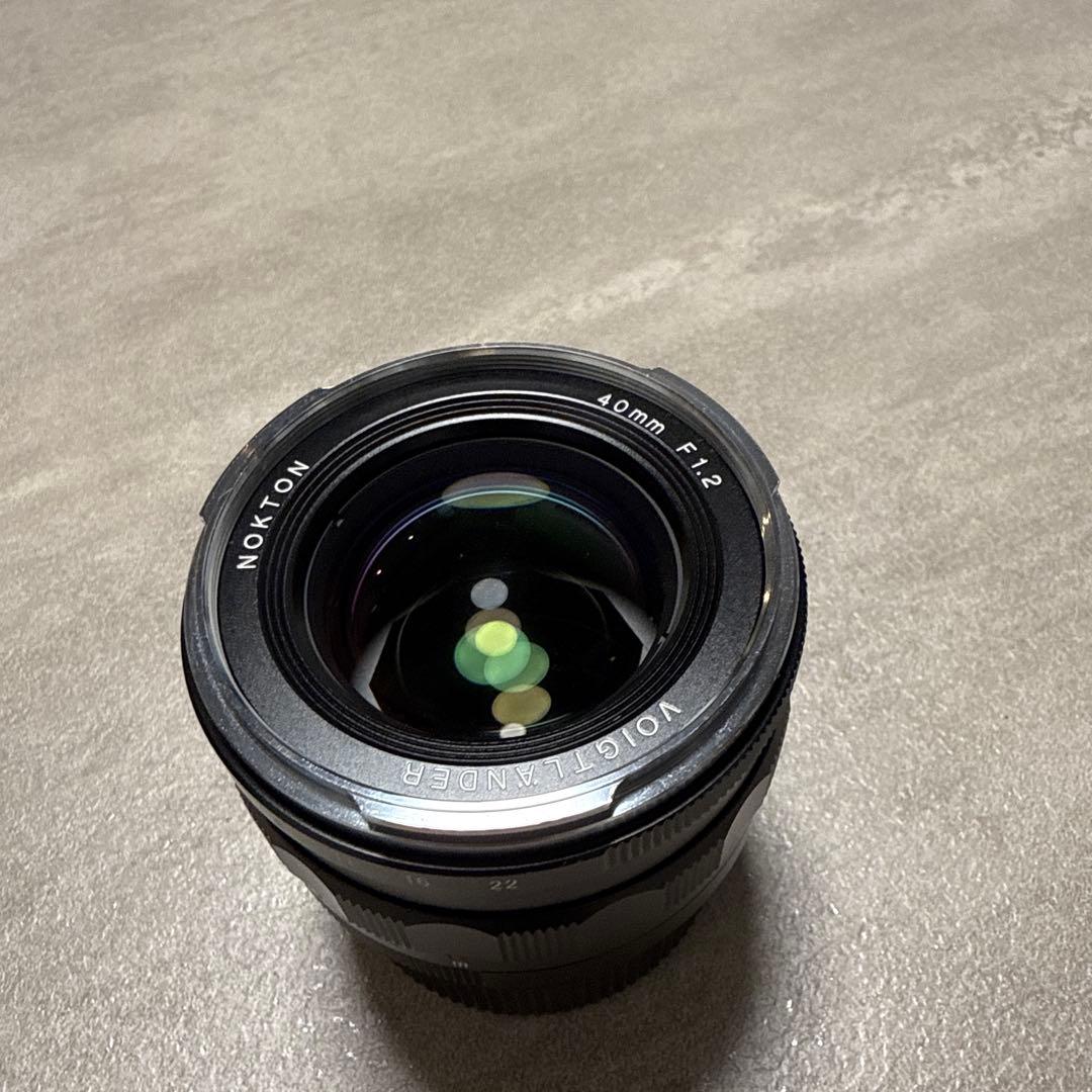 【美品】Voigtländer Nokton 40mm F1.2 VMマウント