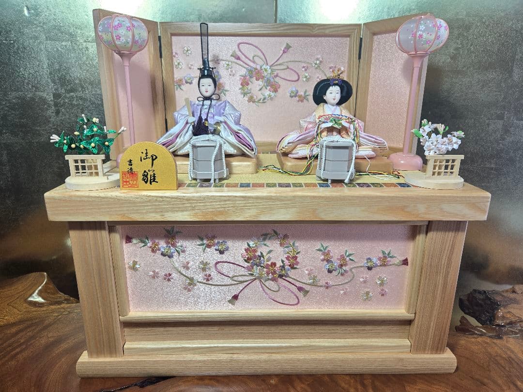 【一点限り】雛人形 収納飾り　SH46