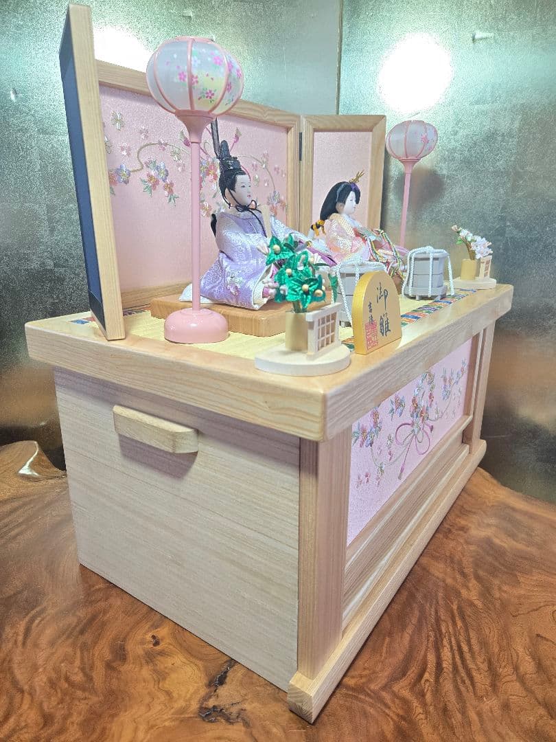 【一点限り】雛人形 収納飾り　SH46