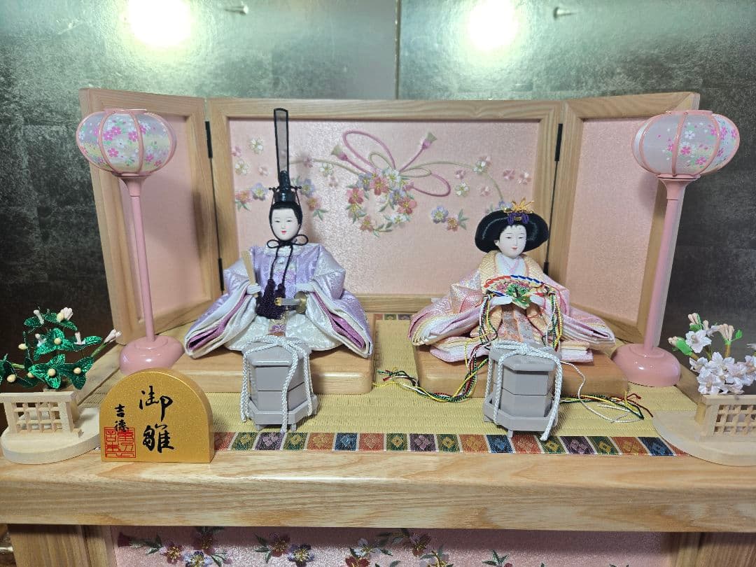 【一点限り】雛人形 収納飾り　SH46