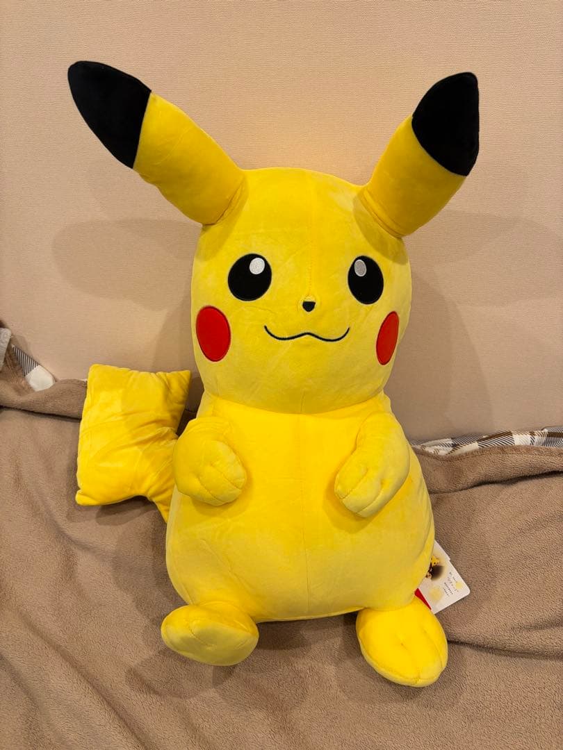 むぎゅむぎゅっとつつまれぬいぐるみ おっきなピカチュウ おっきなイーブイ セット