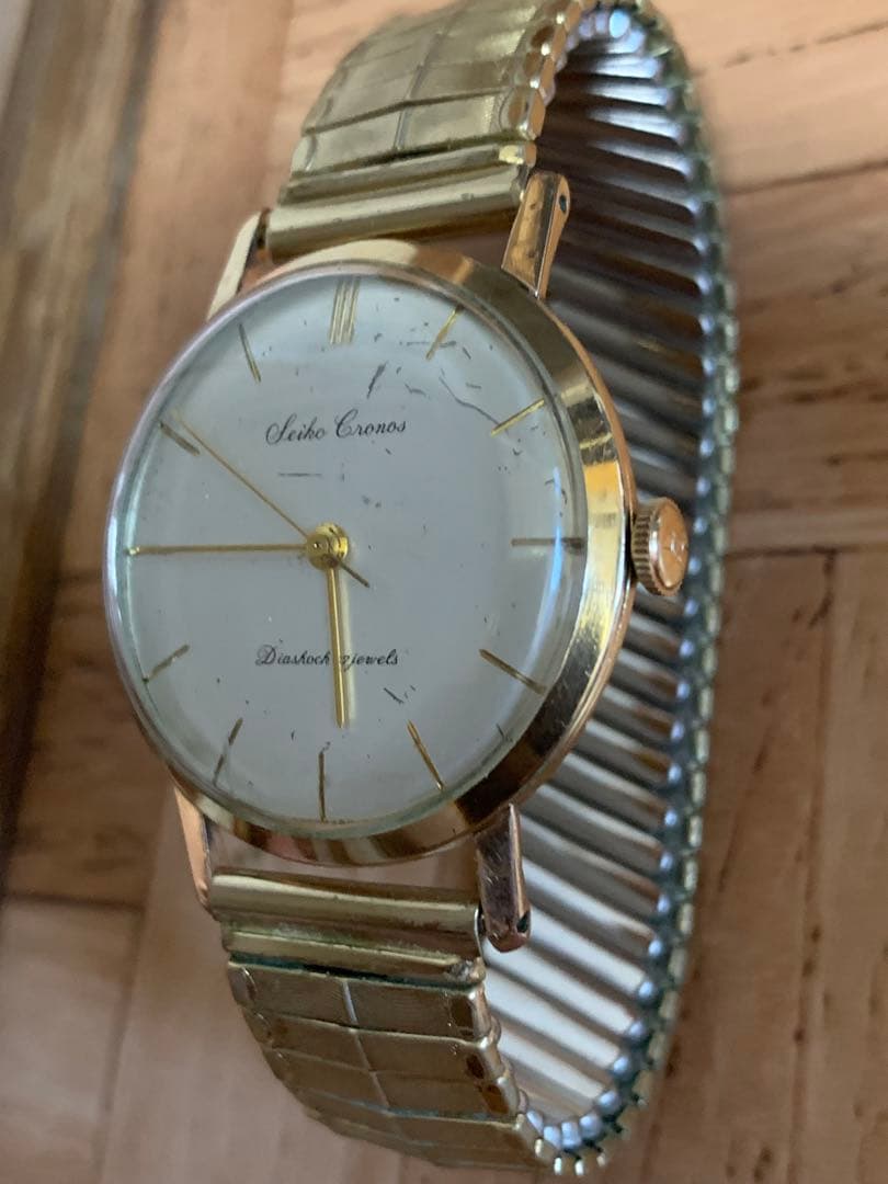 セイコー SEIKO クロノス 手巻き 腕時計 GP ゴ—ルド1966年代