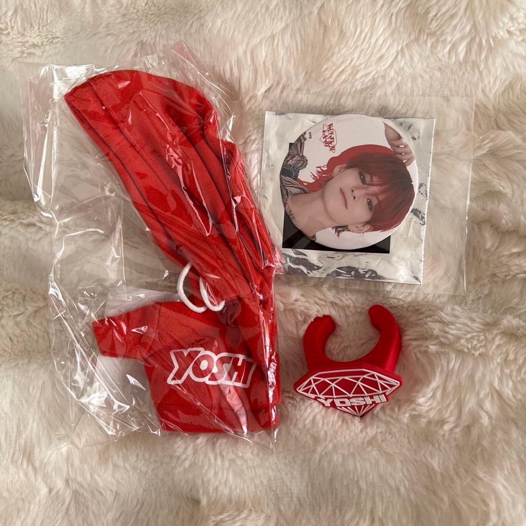 TREASURE ヨシノリ グッズセット ぬいぐるみ・うちわ・写真カード