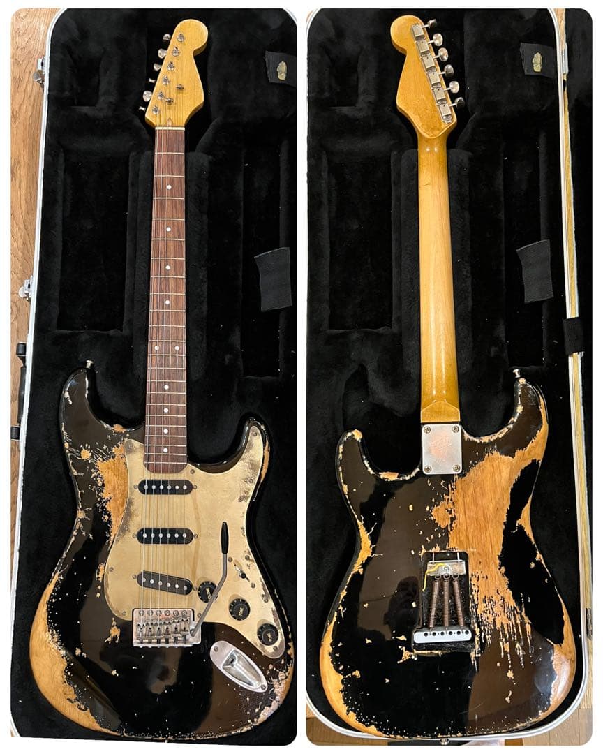 ハードレリック 60sストラトタイプ アルニコ5 PU/オイルコンデンサーBLK