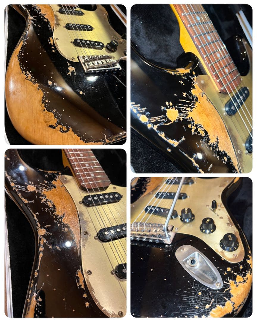 ハードレリック 60sストラトタイプ アルニコ5 PU/オイルコンデンサーBLK