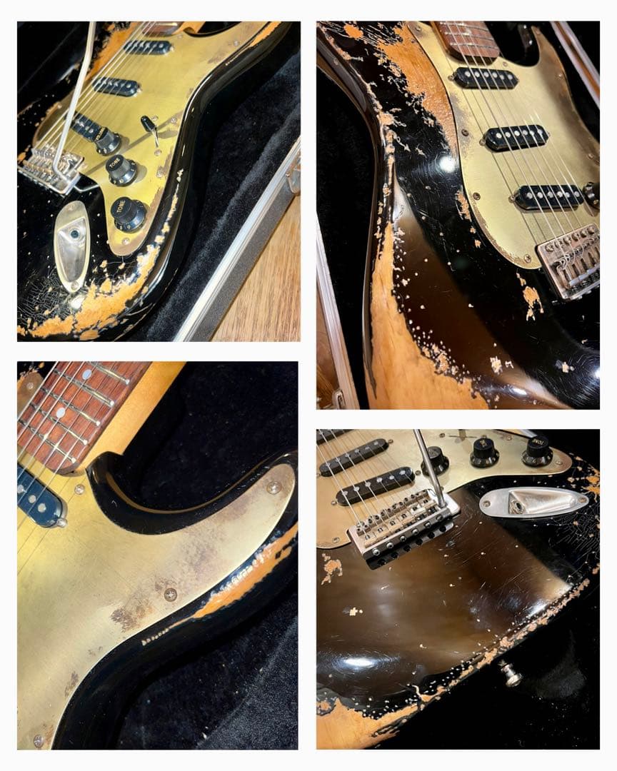 ハードレリック 60sストラトタイプ アルニコ5 PU/オイルコンデンサーBLK