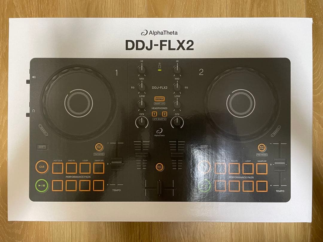 Alpha Theta DDJ-FLX2＋PioneerDJ HDJ-CUE1