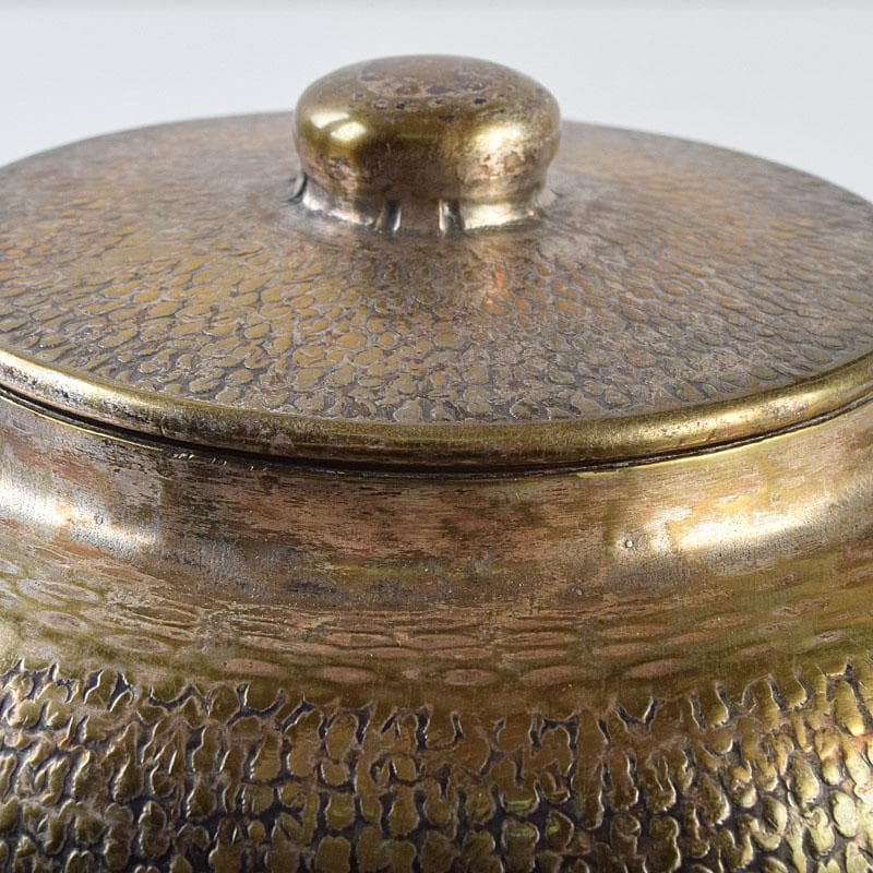 煎茶道具　白銅いぶし銀　槌目　銀瓶　湯沸　約227g　M　R9523