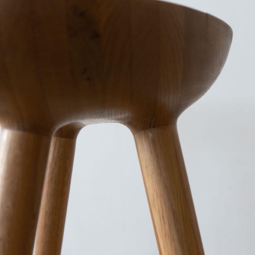 BRIDGE スツール [NA] ホワイトオーク無垢材 / オイル塗装