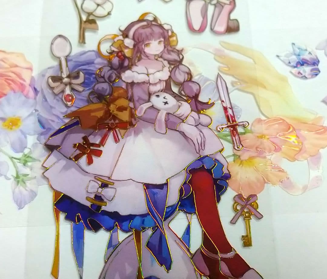 ✩のこり２✩S16＃花织半夏(虹光)花柒所切り売り海外装飾マステ