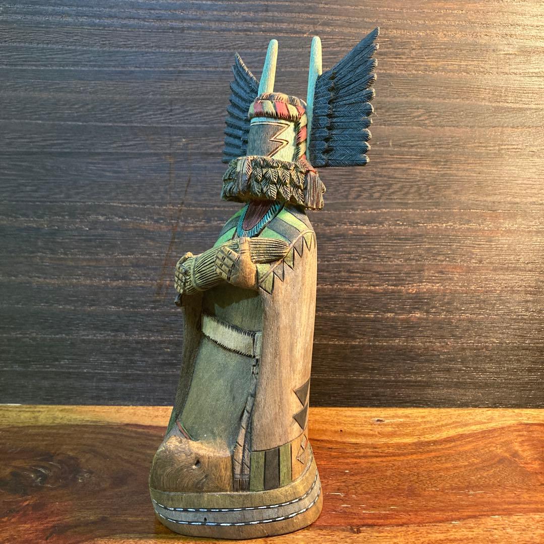 ホピ族 カチナドール　Crow Mother 【M. Bilagody作】