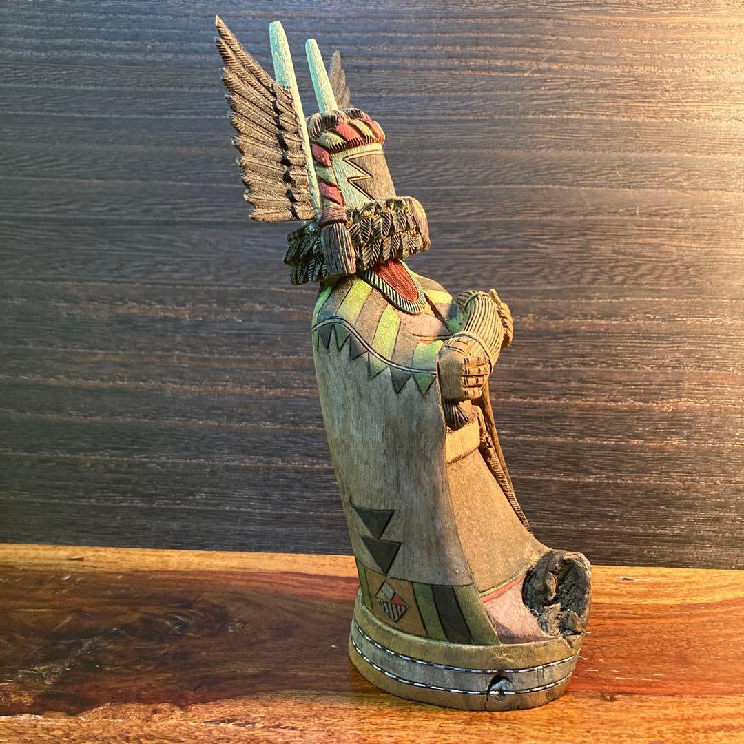 ホピ族 カチナドール　Crow Mother 【M. Bilagody作】