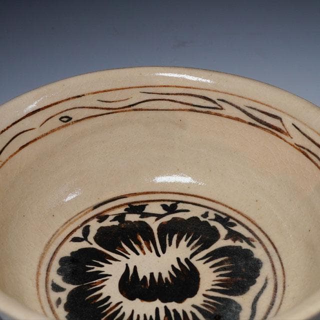 四代 真清水蔵六　絵高麗菓子器　共箱　茶道具　京焼　菓子鉢