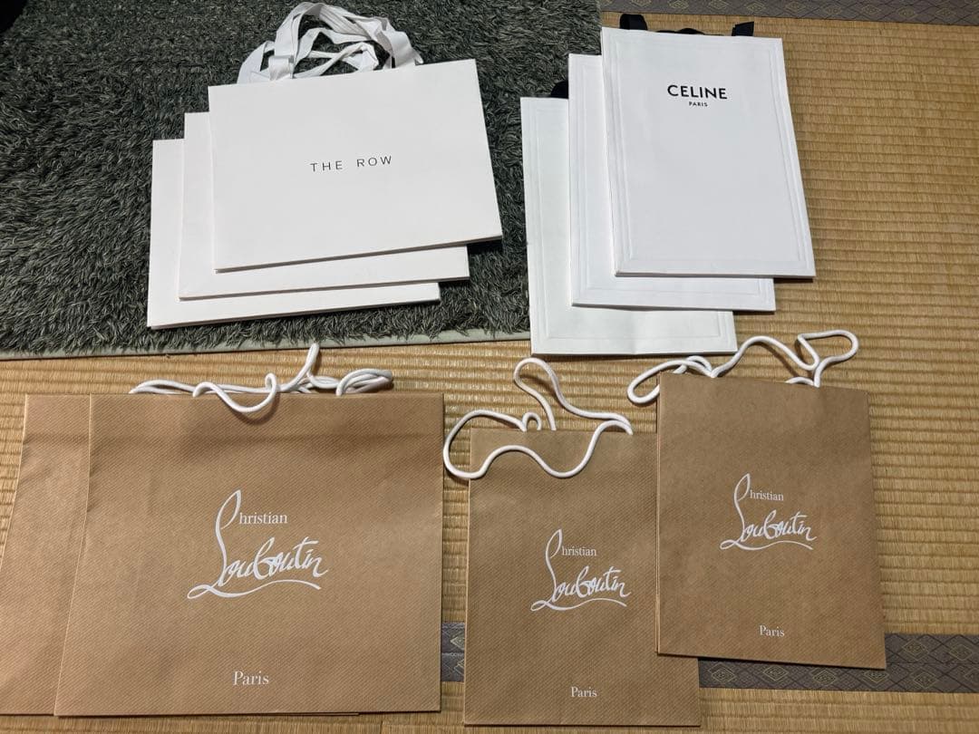 ブランド紙袋35点セット（Hermès, Chanel, Marni など）