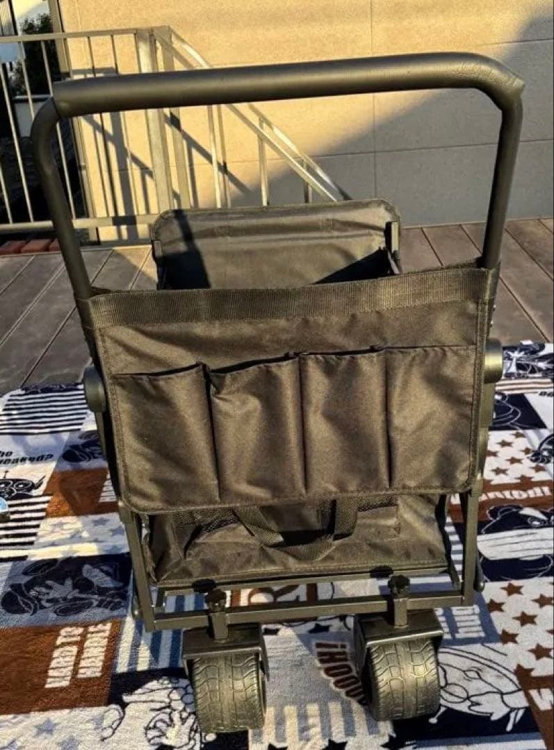 大型犬用。折りたたみペットカート