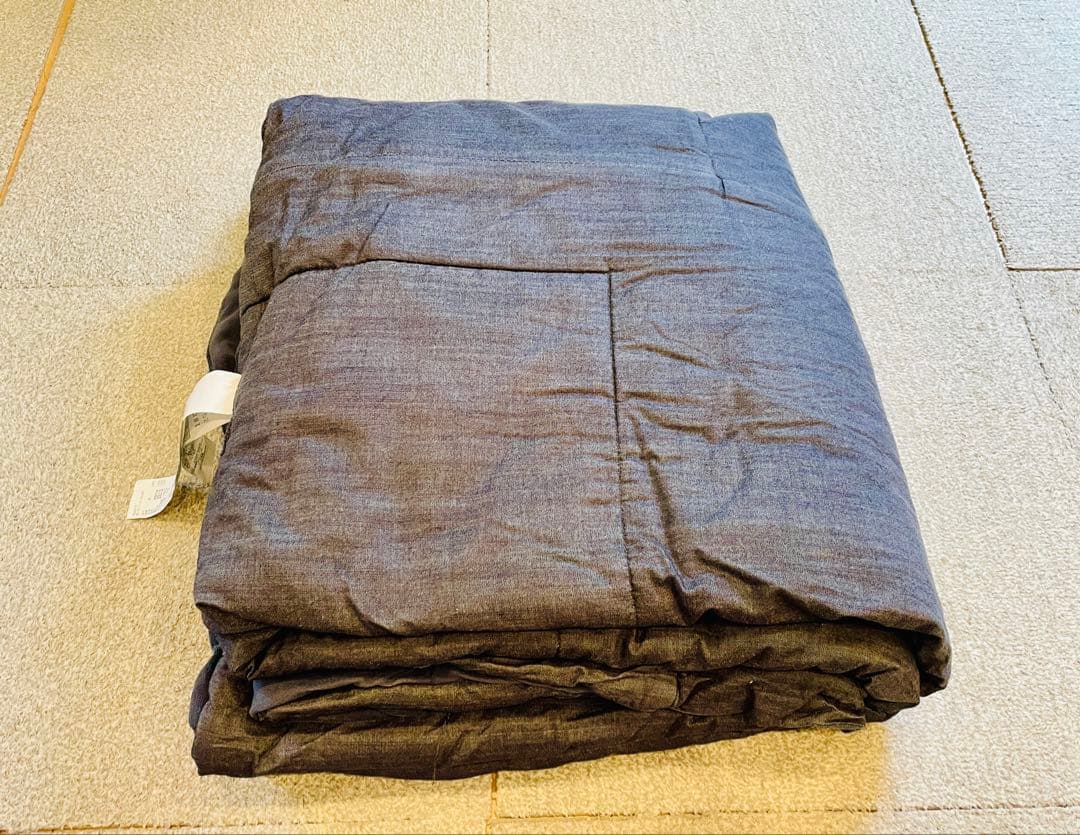 値下げ　無印良品　こたつにもなるローテーブル 小(ナチュラル)＋こたつ布団セット