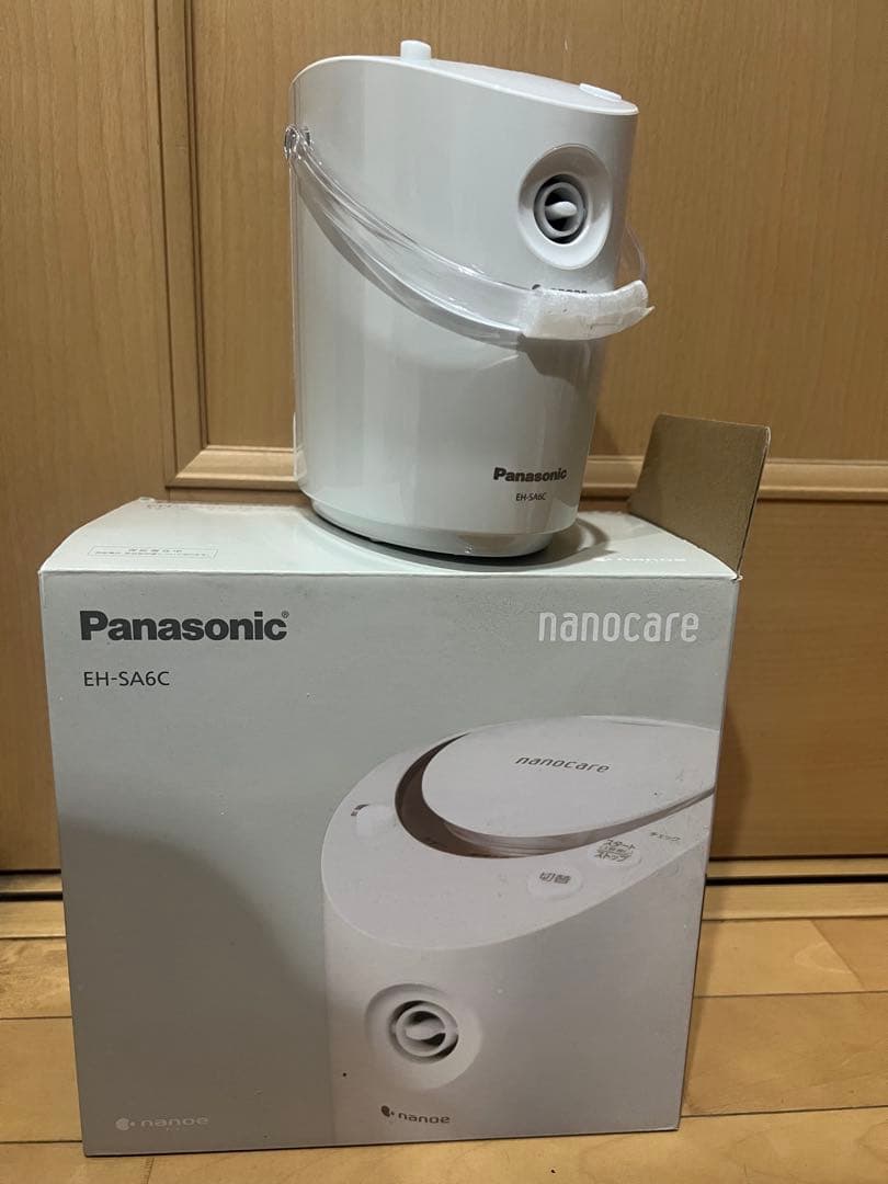 美品 パナソニック スチーマー ナノケア 2way ゴールド EH-SA6C-N