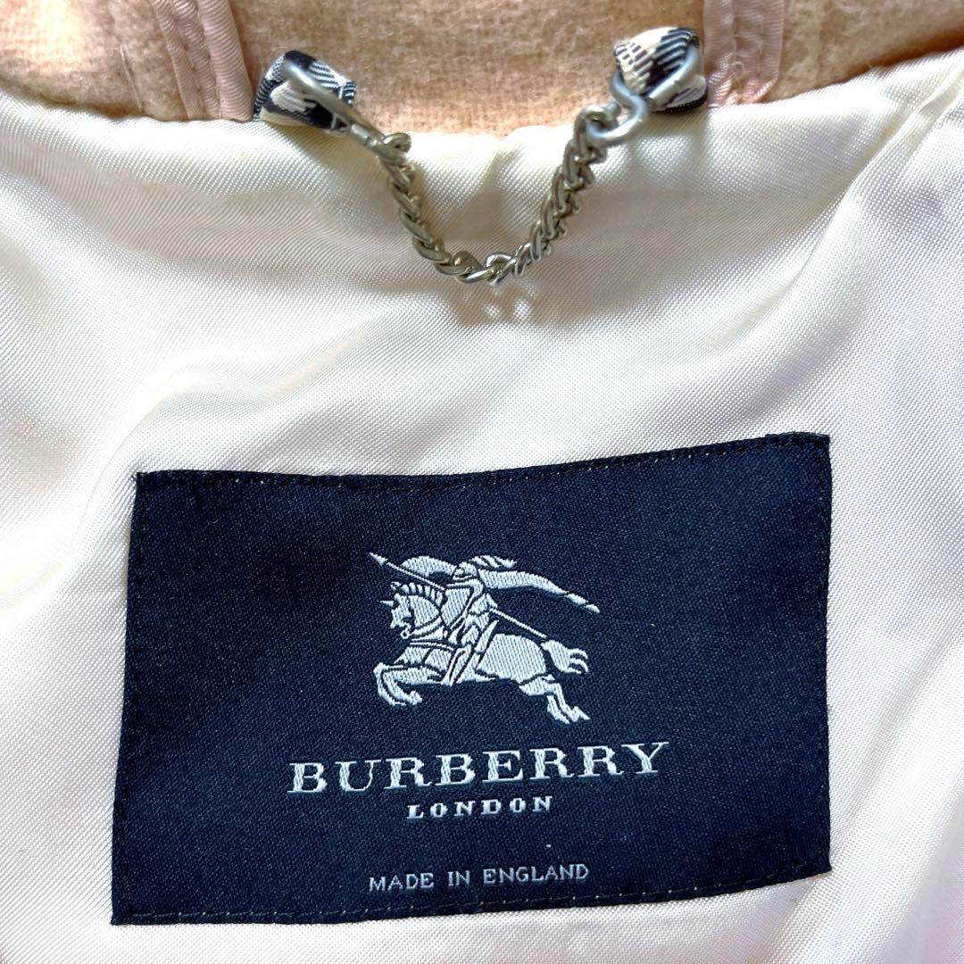 バーバリーロンドン　ダッフルコート　160 ステンカラー　フード付き