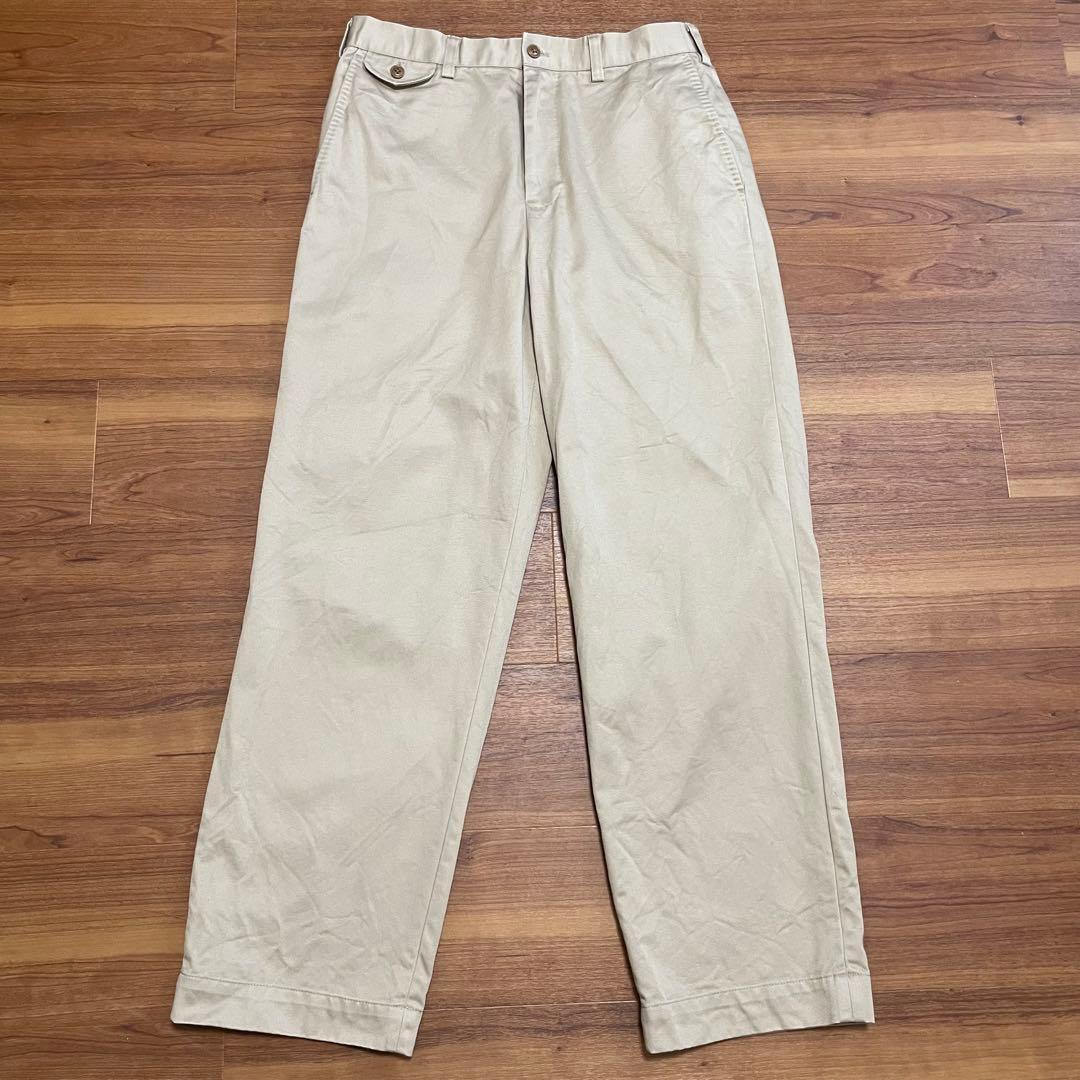 DC.WHITE ウエストポイントオフィサーパンツ　サイズ44 ベージュ