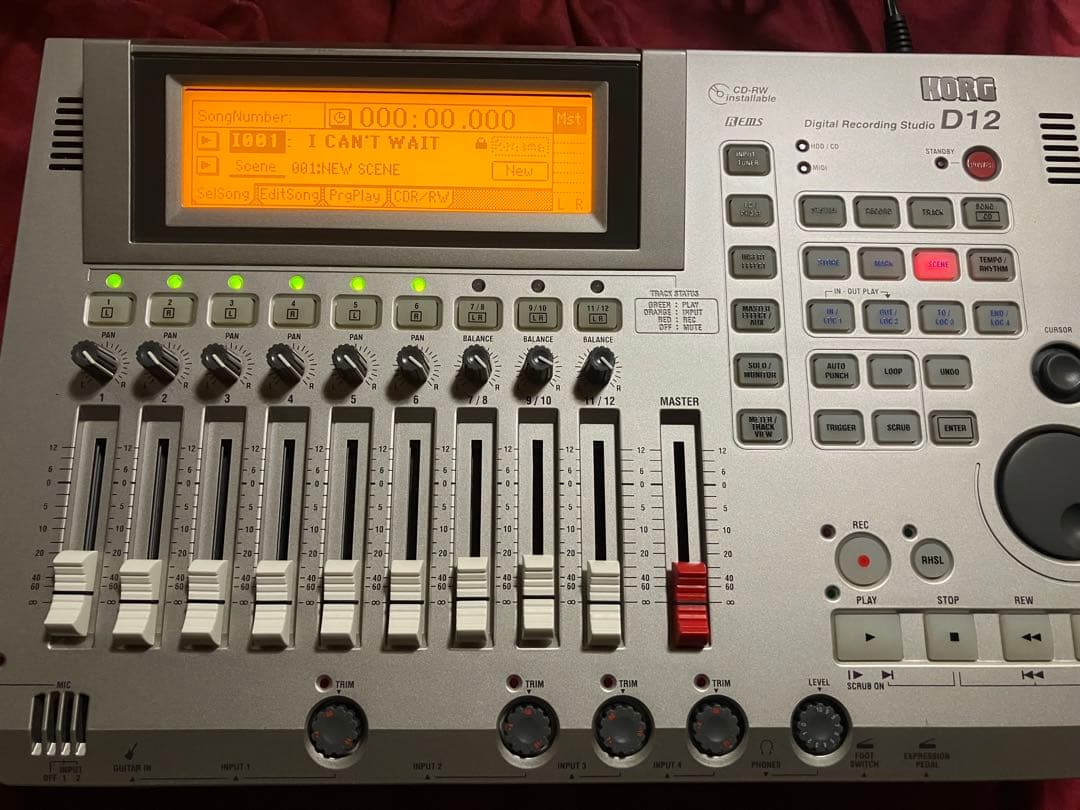 KORG D12 コルグ マルチトラックレコーダー フルセット1式