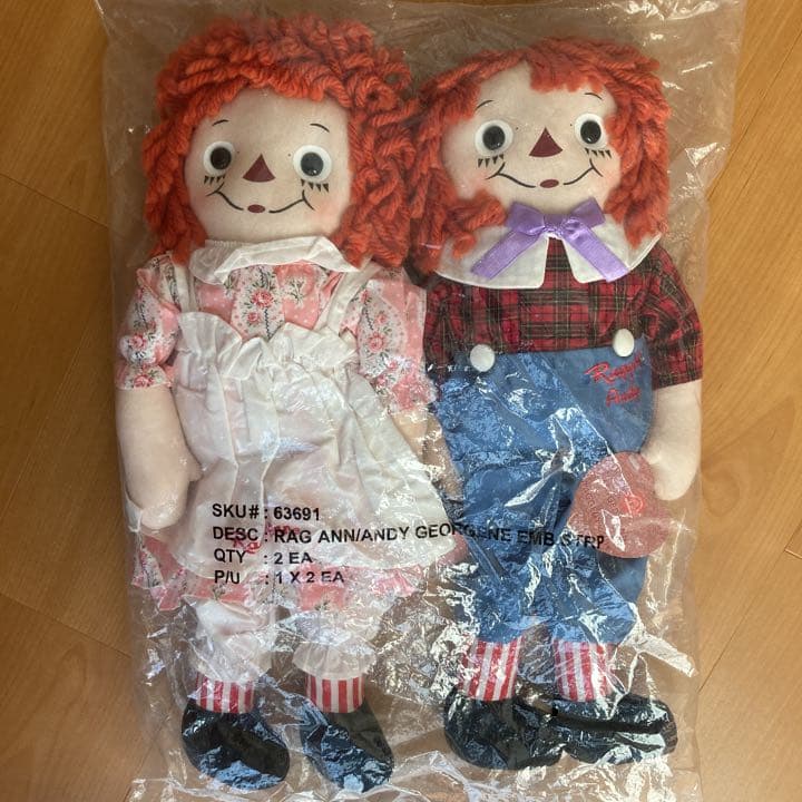 希少　超激レア　ジョジーン社　シルスビー　復刻　めちゃくちゃ可愛いアンとアンディ