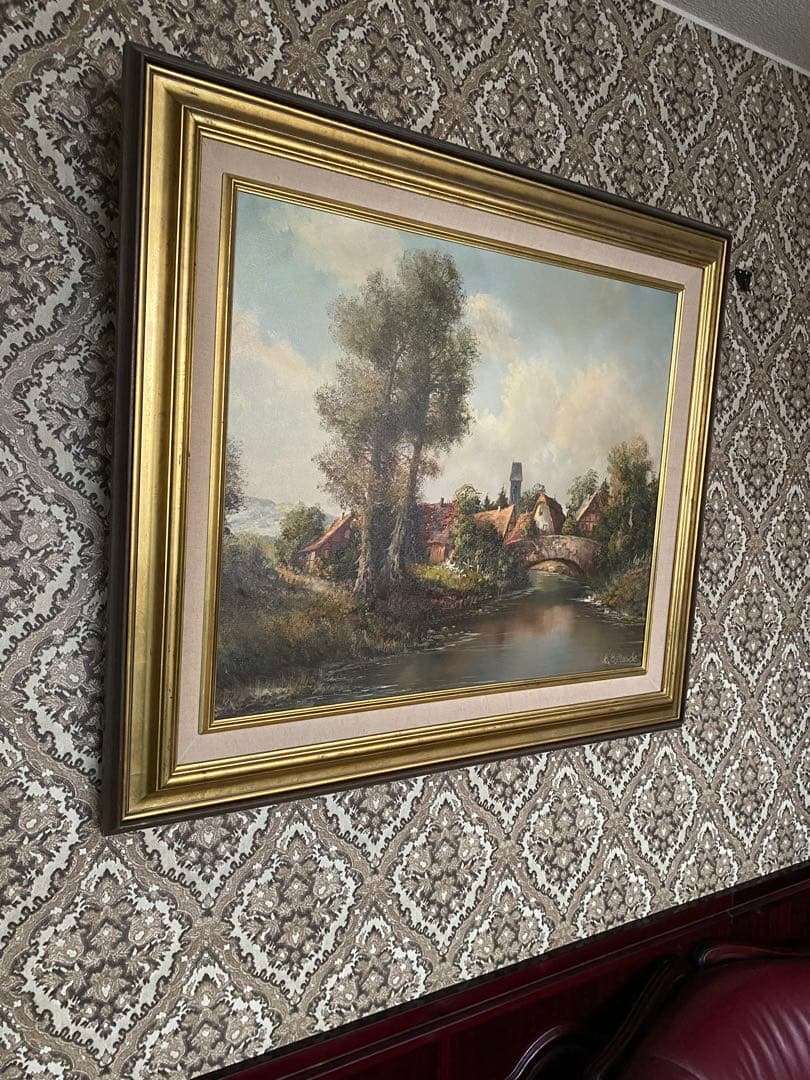 絵画　アンティーク　油彩画