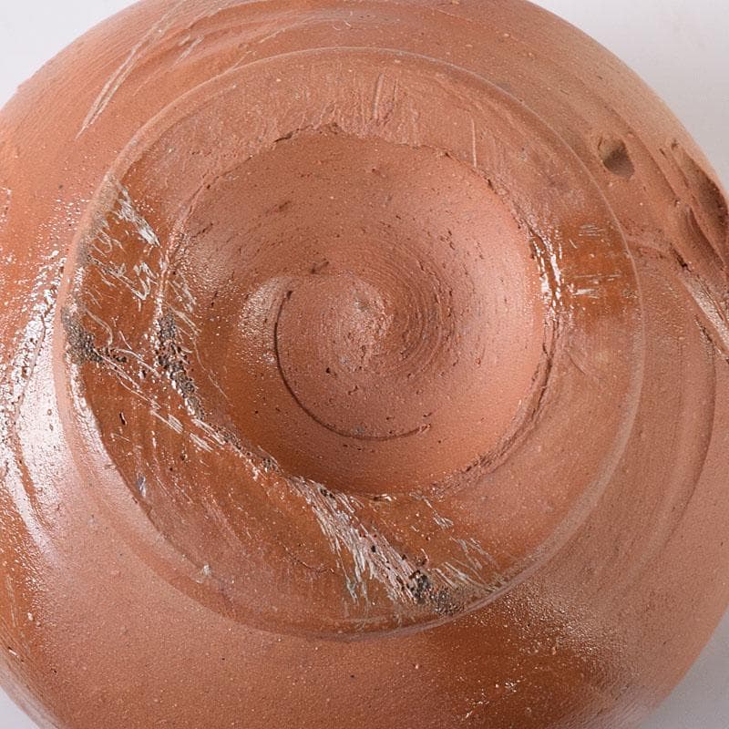 備前焼　人間国宝　藤原雄作　酒杯　共布　共箱　C　7570