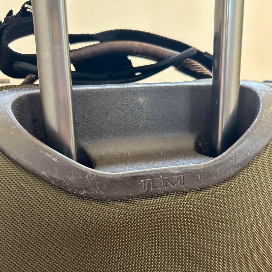 さ*る様 TUMI トゥミ　カーキ スーツケース　キャリーケース　トラベルバッグ
