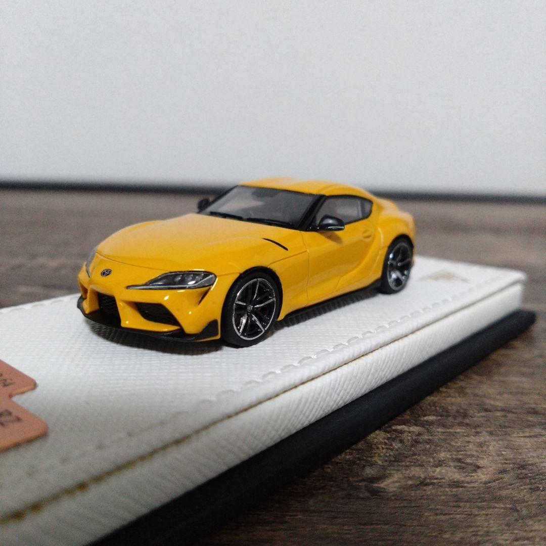 Toyota GR SUPRA RZ 2019 イエロー 1/64makeup製