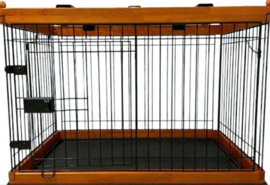 ATSUペットケージNEO CG-0007 犬用ケージ　トレー付き木製